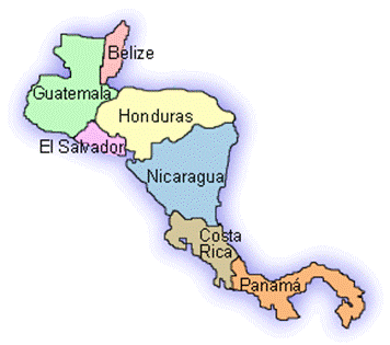 Mapa-Centroamérica